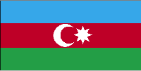 Flag of Azerbaijan.