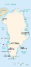 Thumbnail map of Greenland.