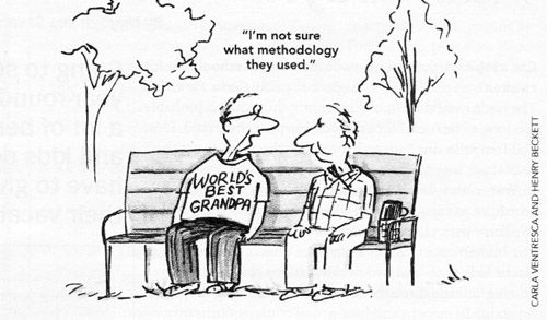 Metholology cartoon: "World's Greatest Grandpa"