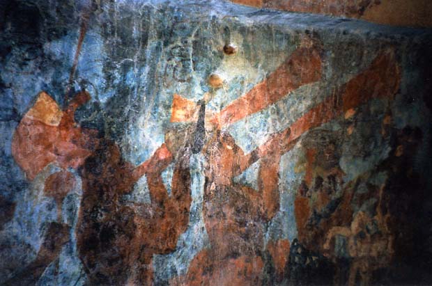 Bonampak Structure 1, Room 1