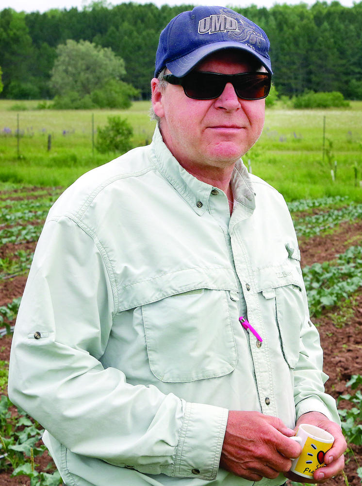 Randy Hanson, the University of Minnestoa Duluth faculty member in charge of the university’s farm. Steve Kuchera / skuchera@duluthnews.com