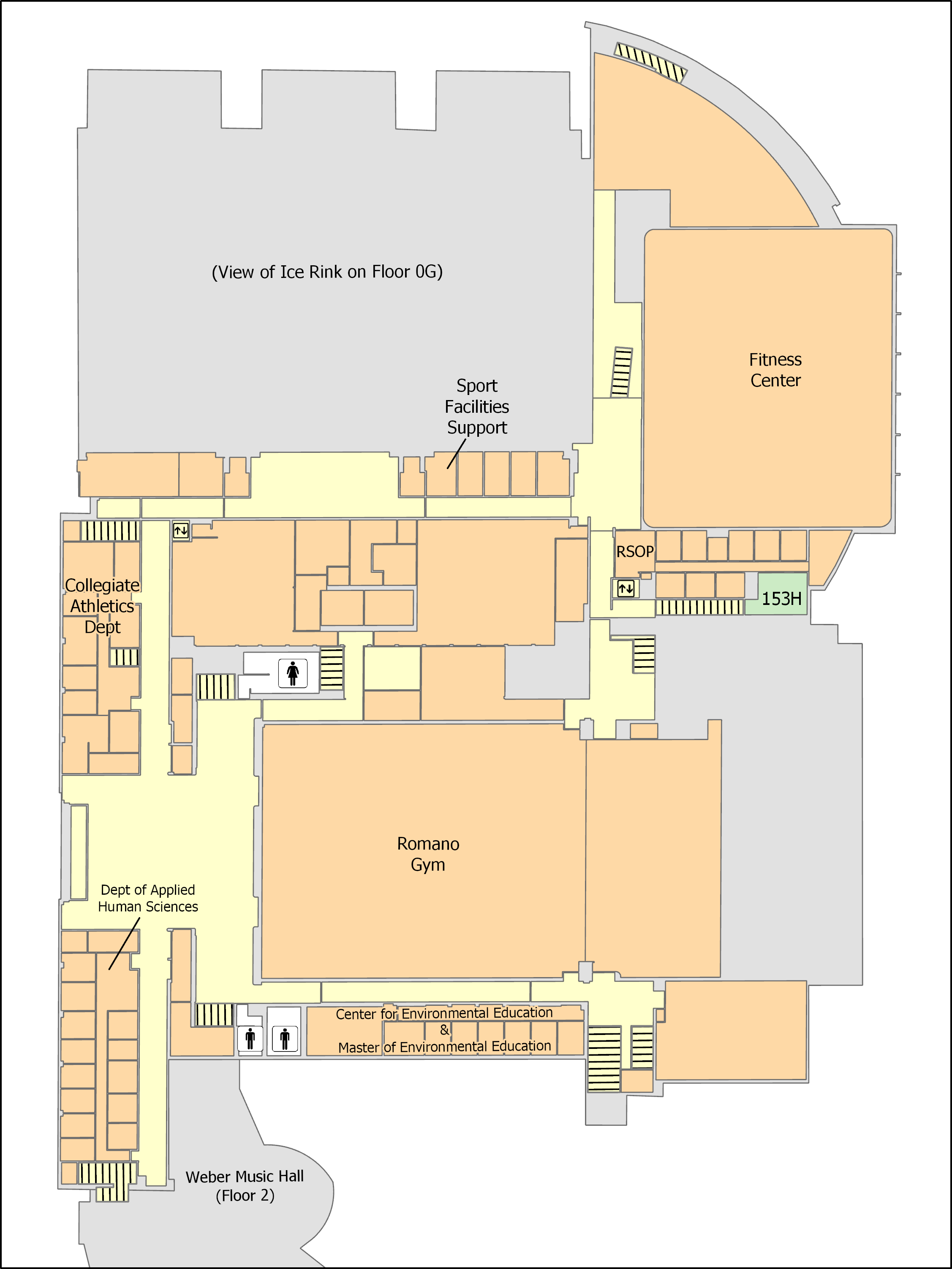 UMD Maps Sports and Health Center (SpHC)