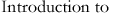 Introduction to