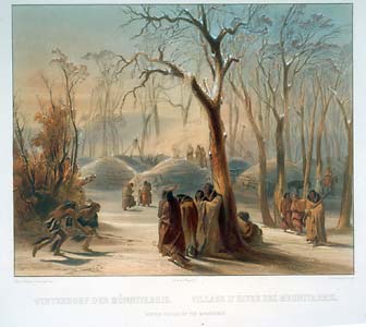 Winter Village of the Minatarres