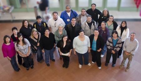 Pictured above is the first cohort of the Master of Tribal Administration and Governance Program. Tadd Johnson, Professor and Program Director, is in the front row at the far right.