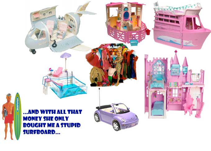Barbie stuff sales
