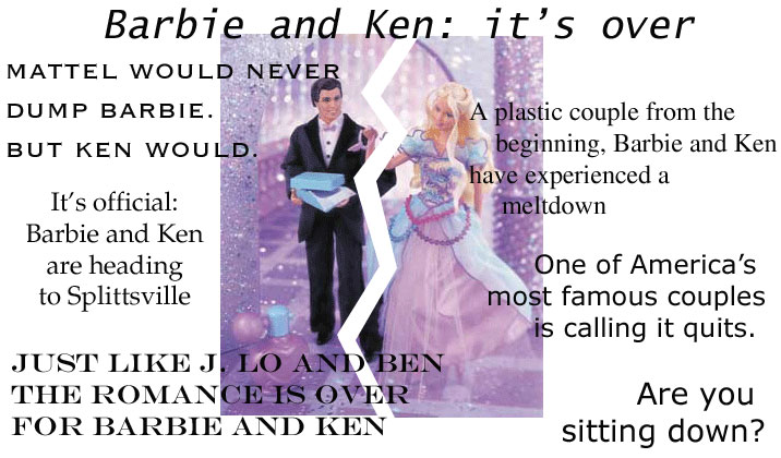 Barbie Ken Split Up