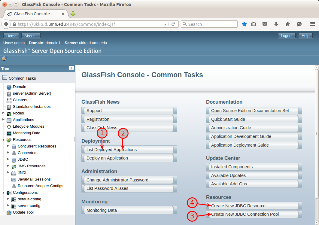 glassfish default admin password