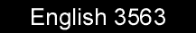 English 3563
