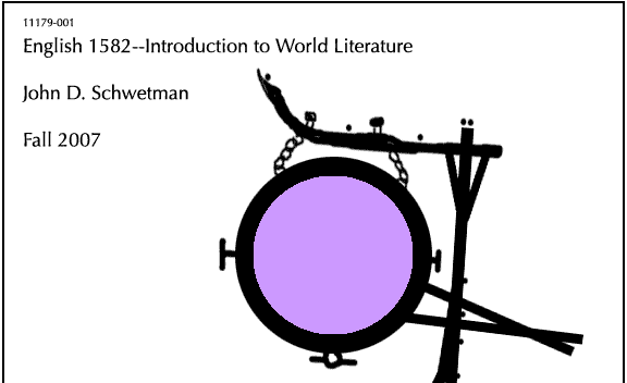 English 1582, Intro to World Lit