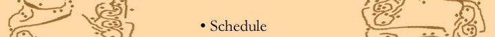 Schedule