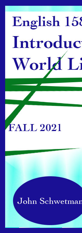 Splash Page for English 1582, Honors Section