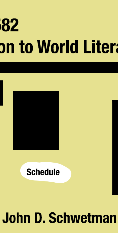 Schedule for English 1582