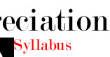 Syllabus