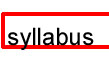 Syllabus
