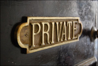 Private Sign 