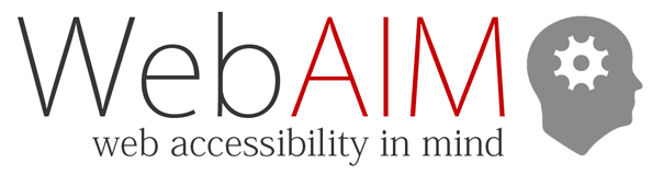 WebAIM - Web Accessibility In Mind