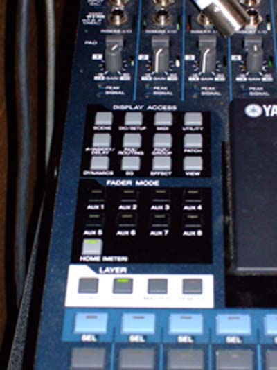 Yamaha Sound Console Faders