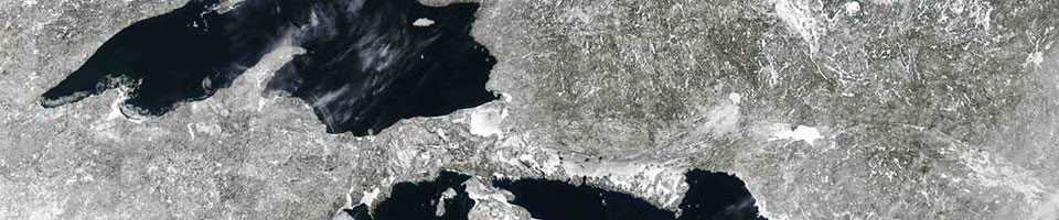 great lakes from space