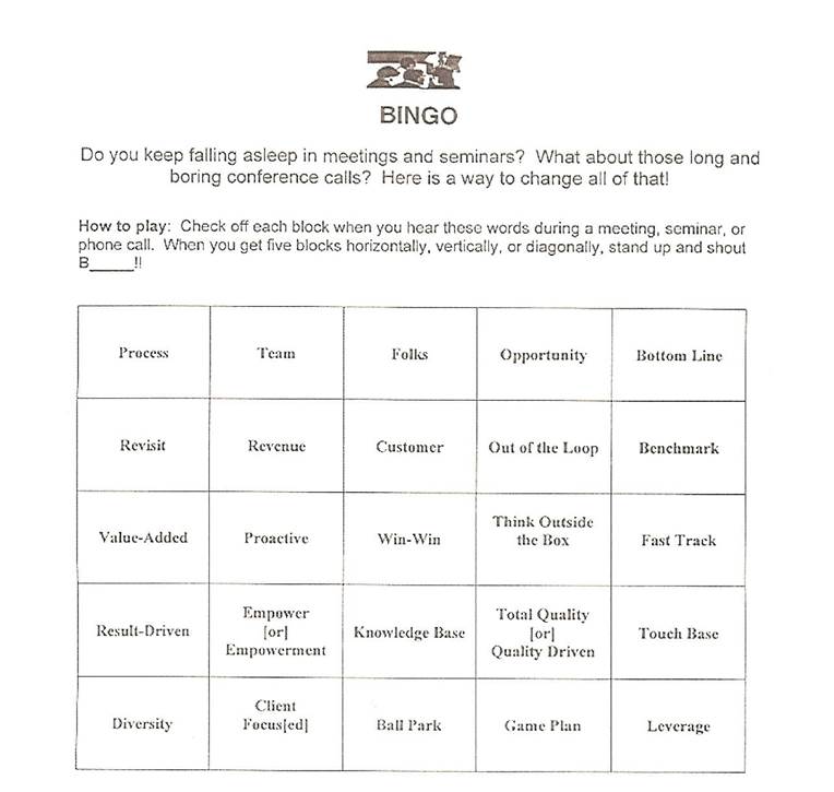 MeetingBingo