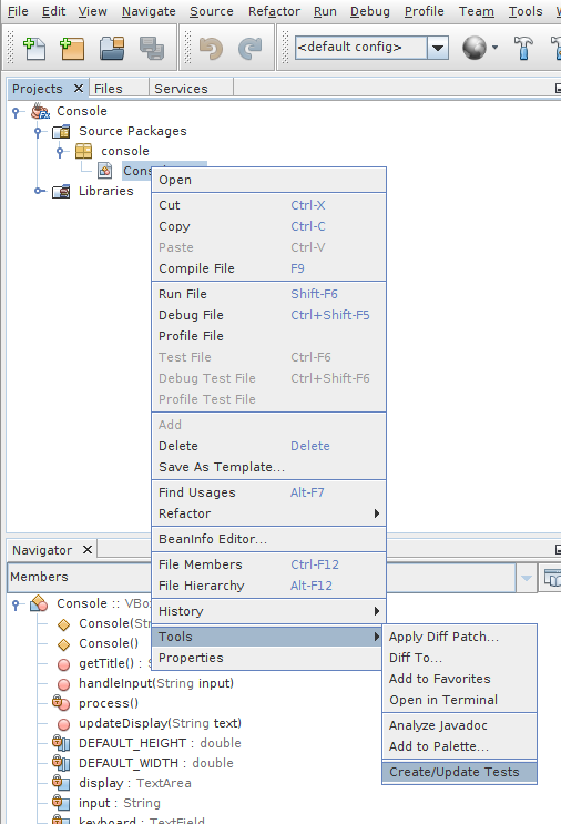 Meaning of netbeans project folder gilitnoble