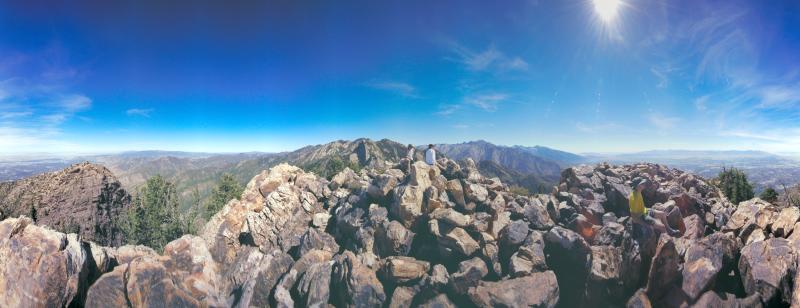 Panorama from Mt Olympus